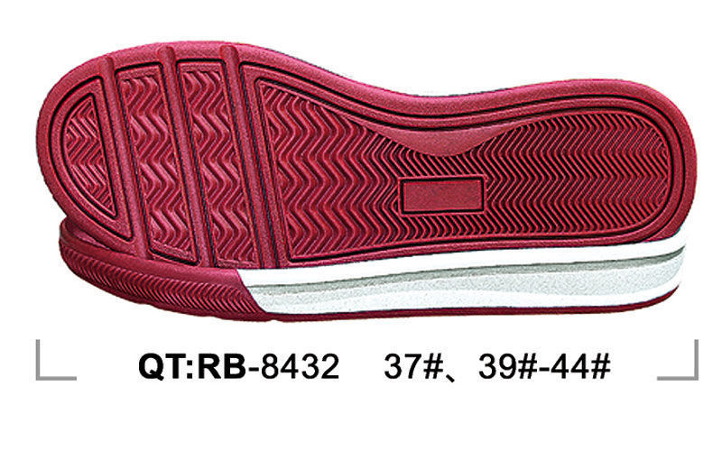 鞋底 EVA TPR PVC 奇特8432RB男鞋多色滑板鞋底37碼、39碼--44碼